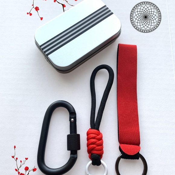 Keychain  | Carabiner Keychain | Wristlet Keychain - Picture 12 of 14